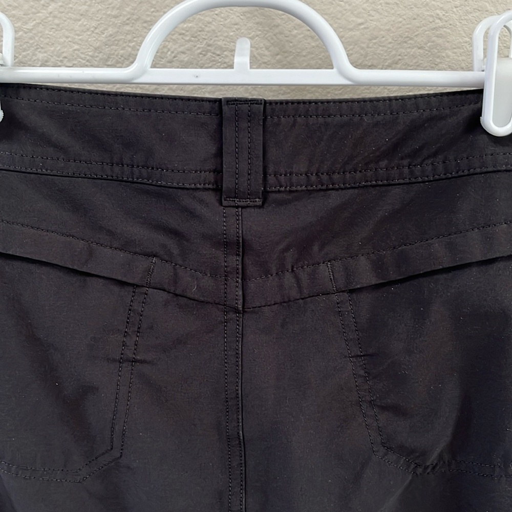 Eddie Bauer Active Adventurous Solid Black Skirt … - image 6